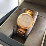 Buy Shop Burberry The City Rose Gold Dial Rose Gold Steel Strap Watch for Women - BU9034 USA Online