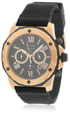 Bulova Marine Star Chronograph Black Dial Black Rubber Strap Watch for Men - 98B104