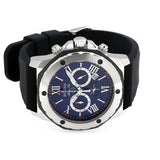 Bulova Marine Star Blue Dial Black Silicone Strap Watch for Men - 98B258