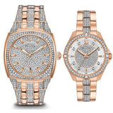 Buy Shop Bulova Phantom Crystal Silver Dial Two Tone Steel Strap Watch for Men - 98B324 USA Online