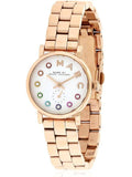 Buy Shop Marc Jacobs Baker Dexter White Dial Rose Gold Steel Strap Watch for Women - MBM3443 USA Online