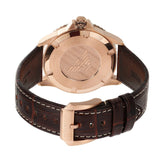 Buy Shop Emporio Armani Pro Planet Three Hand Date Blue Dial Brown Leather Strap Watch For Men - AR11556 USA Online
