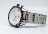 Tissot T Sport PRS 516 Chronograph White Dial Silver Steel Strap Watch For Men - T100.417.11.031.00