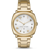 Buy Shop Marc Jacobs Mandy White Dial Gold Steel Strap Watch for Women - MJ3573 USA Online
