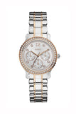 Buy Shop Guess Enchanting Diamonds Silver Dial Two Tone Steel Strap Watch for Women - W0305L3 USA Online