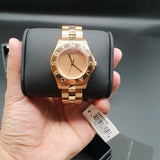 Buy Shop Marc Jacobs Blade Rose Gold Dial Rose Gold Steel Strap Watch for Women - MBM3127 USA Online