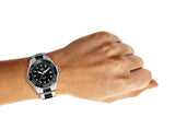 Buy Shop Tag Heuer Aquaracer Quartz Black Dial Two Tone Steel Strap Watch for Women - WAY131C.BA0913 USA Online