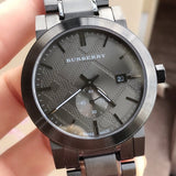 Buy Shop Burberry The City Black Dial Black Steel Strap Watch for Men - BU9902 USA Online