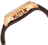 Buy Shop Fossil Nate Chronograph Blue Dial Brown Leather Strap Watch for Men - JR1505 USA Online
