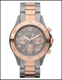 Buy Shop Marc Jacobs Marc Chronograph Grey Dial Two Tone Steel Strap Watch for Men - MBM3157 USA Online