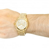 Buy Shop Michael Kors Bradshaw Gold Dial Gold Steel Strap Watch for Women - MK5605 USA Online