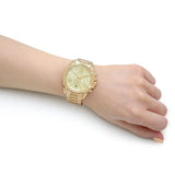 Buy Shop Michael Kors Bradshaw Gold Dial Gold Steel Strap Watch for Women - MK5605 USA Online