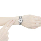 Buy Shop Marc Jacobs Mini Amy White Dial Silver Steel Strap Watch for Women - MBM3055 USA Online