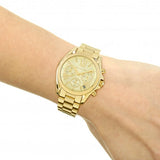 Buy Shop Michael Kors Bradshaw Gold Dial Gold Steel Strap Watch for Women - MK5798 USA Online