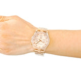 Buy Shop Marc Jacobs Henry Chronograph Rose Gold Dial Rose Gold Steel Strap Watch for Women - MBM3118 USA Online