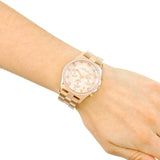 Buy Shop Marc Jacobs Henry Chronograph Rose Gold Dial Rose Gold Steel Strap Watch for Women - MBM3118 USA Online