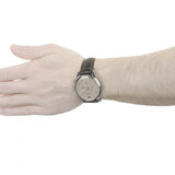 Buy Shop Emporio Armani Classic Chronograph Cream Dial Brown Leather Strap Watch For Men - AR1878 USA Online