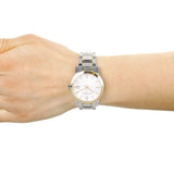 Buy Shop Burberry The City White Dial Two Tone Steel Strap Watch for Women - BU9115 USA Online