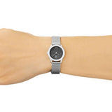 Buy Shop Calvin Klein Minimal Grey Dial Silver Mesh Bracelet Watch for Women - K3M2312X USA Online
