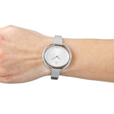 Buy Shop Calvin Klein Impetuous Silver Dial Silver Steel Strap Watch for Women - K4F2N116 USA Online