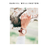 Buy Shop Daniel Wellington Classic Suffolk White Dial Brown Leather Strap Watch For Women - DW00100120 USA Online