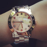 Buy Shop Marc Jacobs Blade Rose Gold Dial Rose Gold Steel Strap Watch for Women - MBM3142 USA Online