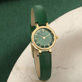 Buy Shop Tissot Lovely Round Green Mother of Pearl Dial Green Leather Strap Watch for Women - T140.009.36.091.00 USA Online