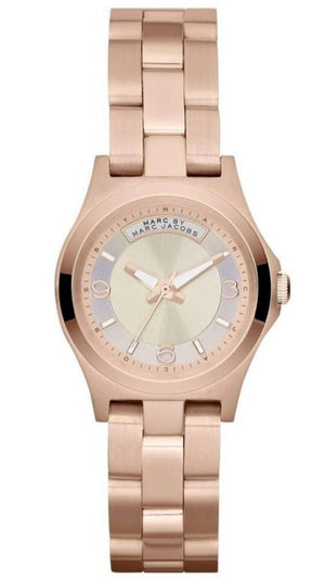 Buy Shop Marc Jacobs Baby Dave Rose Gold Dial Rose Gold Steel Strap Watch for Women - MBM3235 USA Online