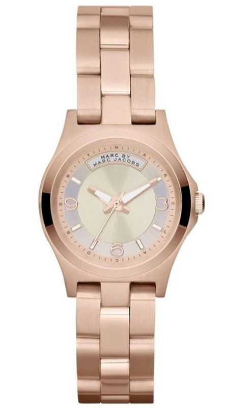 Buy Shop Marc Jacobs Baby Dave Rose Gold Dial Rose Gold Steel Strap Watch for Women - MBM3235 USA Online