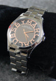 Buy Shop Marc Jacobs Henry Skeleton Black Dial Black Steel Strap Watch for Women - MBM3254 USA Online