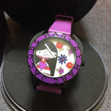 Buy Shop Marc Jacobs Marc White Dial Purple Silicone Strap Watch for Women - MBM5514 USA Online