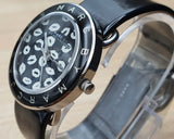 Buy Shop Marc Jacobs Amy Black Dial Black Leather Strap Watch for Women - MBM1163 USA Online