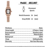 Buy Shop Emporio Armani Gianni T-Bar Analog Crystal Brown Dial Rose Gold Steel Strap Watch For Women - AR11407 USA Online