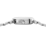 Buy Shop Guess Night Life Clear Silver Dial Silver Steel Strap Watch for Women - GW0470L1 USA Online