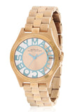 Buy Shop Marc Jacobs Henry Rose Gold Dial Rose Gold Steel Strap Watch for Women - MBM3296 USA Online