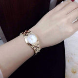 Buy Shop Marc Jacobs Mini Amy White Dial Gold Steel Strap Watch for Women - MBM3057 USA Online