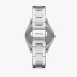 Buy Shop Fossil Stella Sport Multifunction Silver Dial Silver Steel Strap Watch for Women - ES5108 USA Online