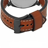 Buy Shop Fossil Machine Chronograph Black Dial Brown Leather Strap Watch for Men - FS5234 USA Online