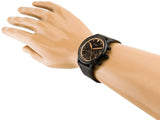 Buy Shop Fossil Goodwin Chronograph Brown Dial Brown Leather Strap Watch for Men - FS5529 USA Online