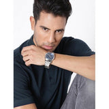 Buy Shop Emporio Armani Classic Navy Blue Dial Stainless Steel Watch For Men - AR1787 USA Online