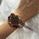 Buy Shop Marc Jacobs Amy Grey Dial Two Tone Steel Strap Watch for Women - MBM3195 USA Online