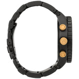 Nixon 51-30 Chronograph Black Dial Black Steel Strap Watch for Men - A083-1041