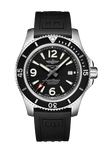Buy Shop Breitling Superocean II 44mm Black Dial Black Rubber Strap Watch for Men - A17367D71B1S2 USA Online
