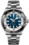 Buy Shop Breitling Superocean Automatic 44mm Blue Dial Silver Steel Strap Watch for Men - A17376211C1A1 USA Online