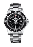 Buy Shop Breitling Superocean II 44mm Black Dial Black Steel Strap Watch for Men - A17392D71B1A1 USA Online