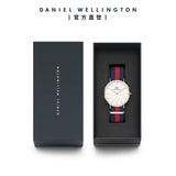 Buy Shop Daniel Wellington Classic Oxford White Dial Two Tone NATO Strap Watch For Men - DW00100001 USA Online