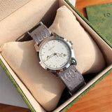 Buy Shop Gucci G Timeless Quartz White Dial Grey NATO Strap Watch For Women - YA1264184 USA Online
