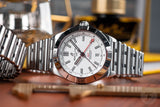 Buy Shop Breitling Chronomat GMT 40 White Dial Silver Steel Strap Watch for Men - A32398101A1A1 USA Online