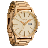 Nixon Sentry Gold Dial Gold Steel Strap Watch for Men - A356-502