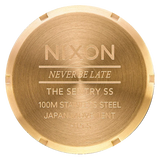 Nixon Sentry Gold Dial Gold Steel Strap Watch for Men - A356-502